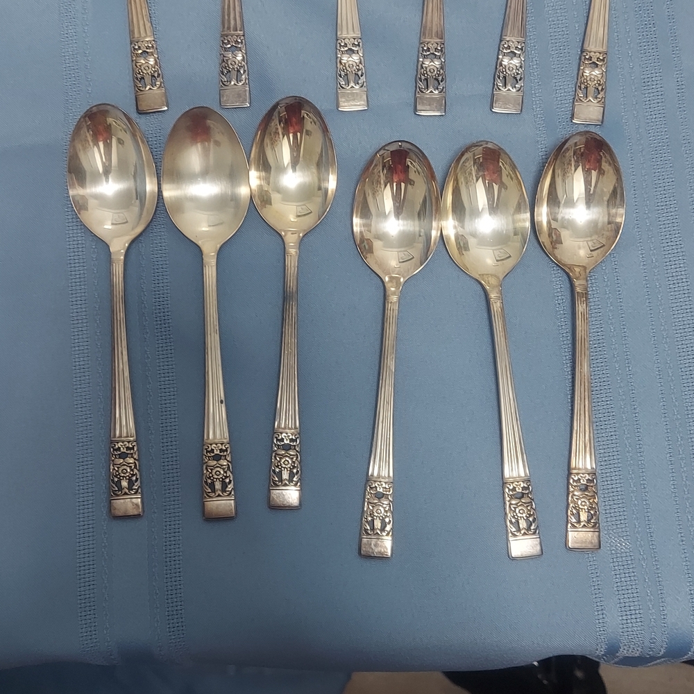 12 Soup Spoons By Community